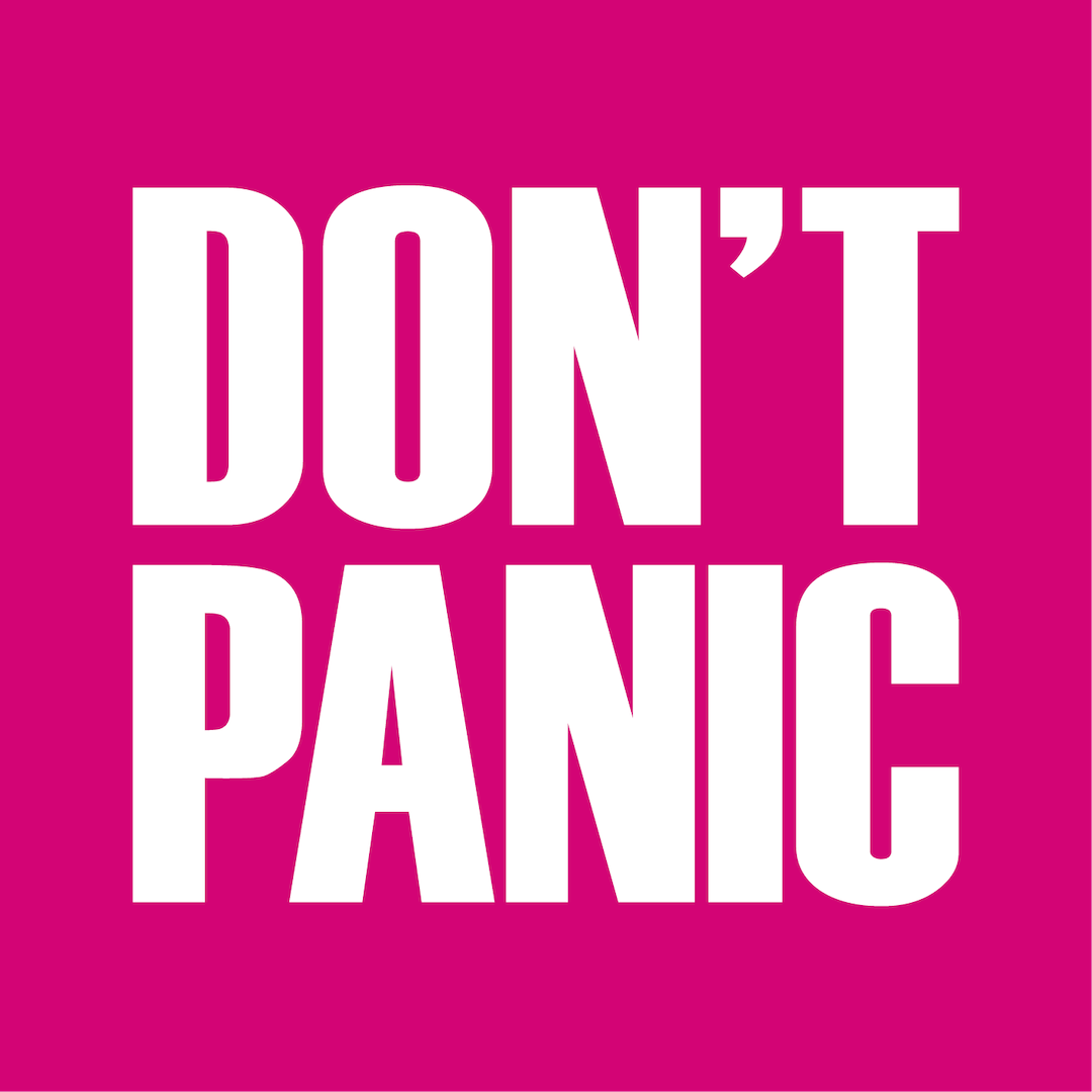 Don't Panic logo