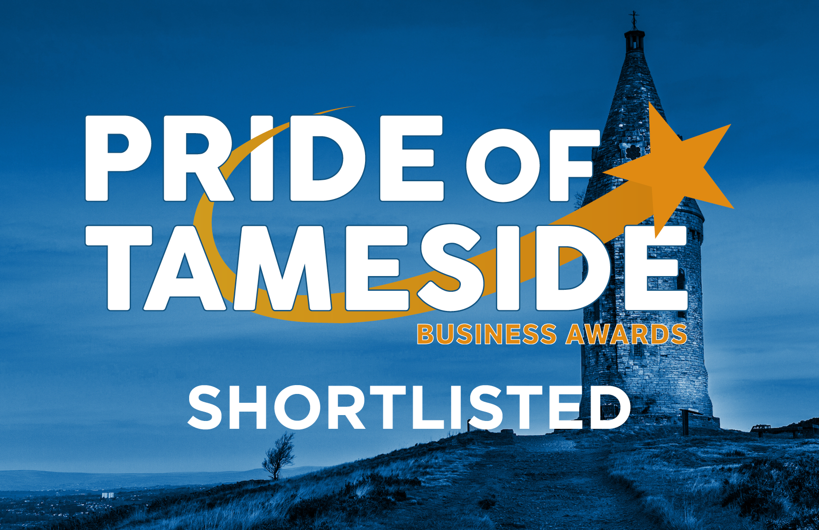 Pride of Tameside Shortlist Badge