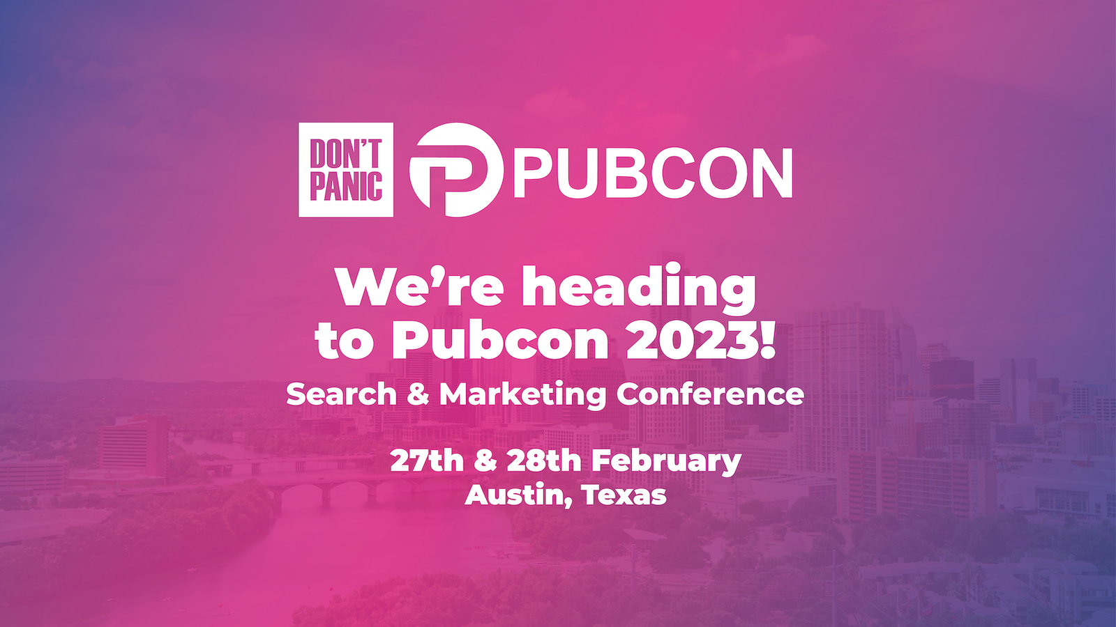 We Are Heading to PubCon!